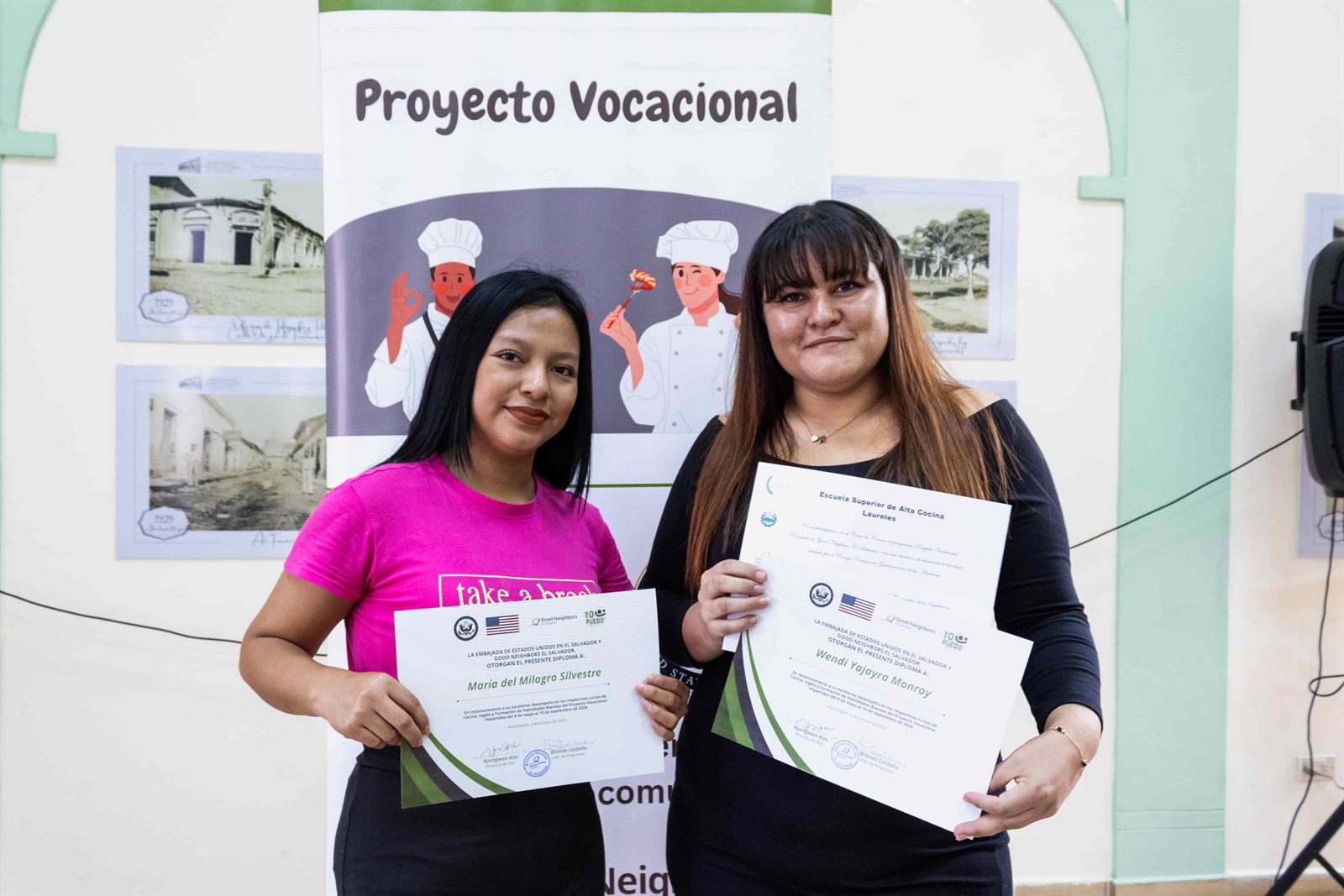 Formación en cocina e inglés básico
