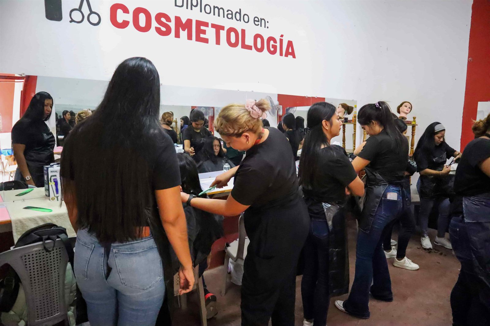 Reparación de motocicletas y cosmetología